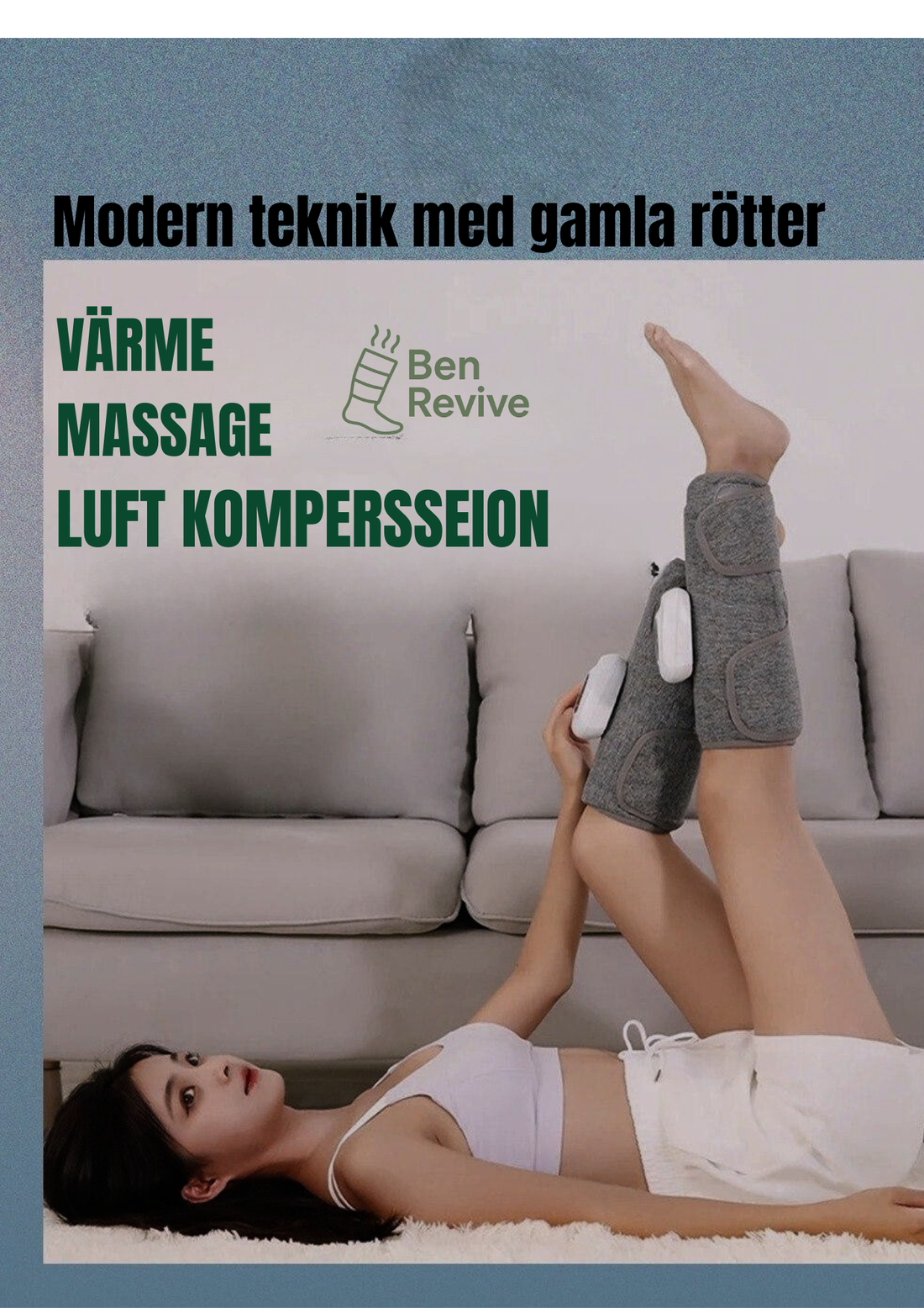 Så förbättrar värme, luftkompression och massage blodcirkulationen – enligt forskning